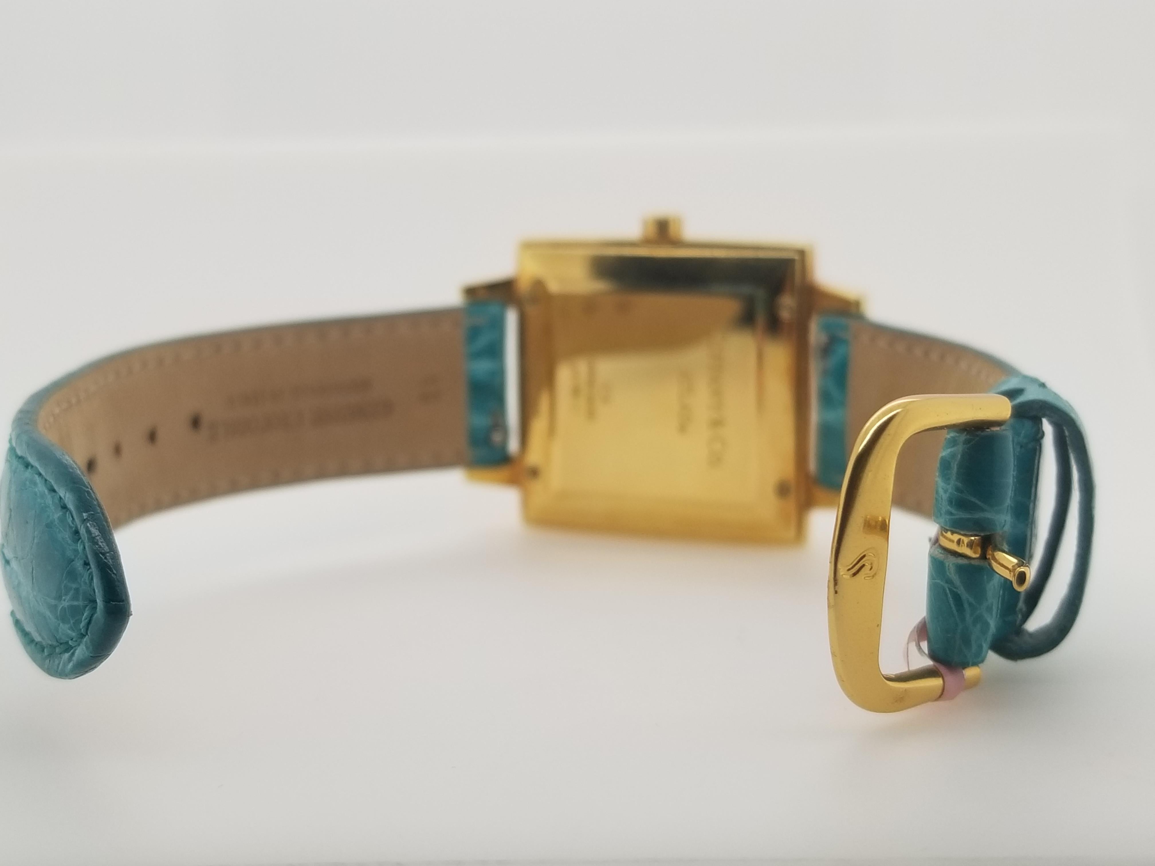 Tiffany & Co. Atlas Yellow Gold Luxury Watch 2