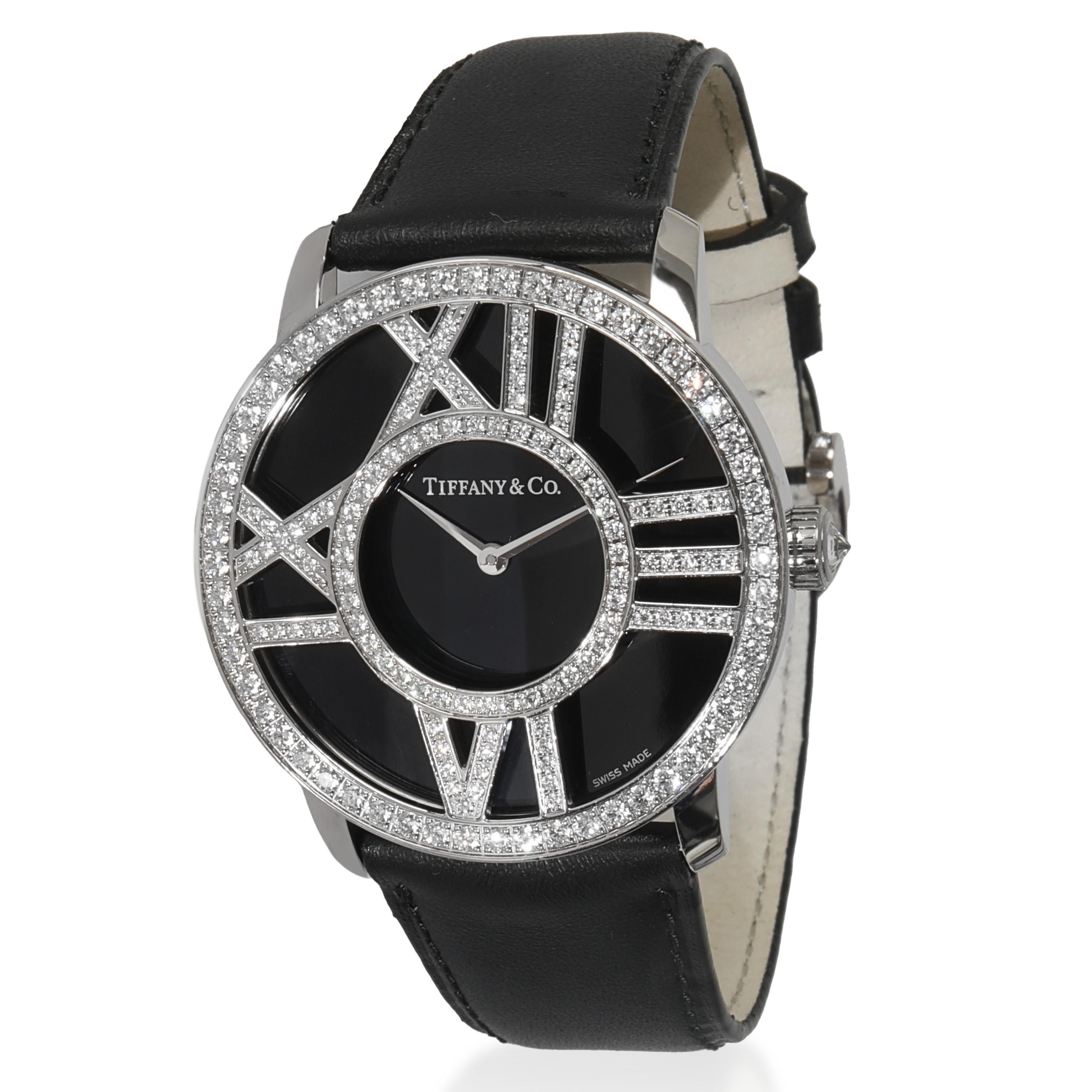 Tiffany & Co. Atlas Z1902.10.40E10A Unisex Watch in 18kt White Gold

SKU: 143805

PRIMARY DETAILS
Brand:  Tiffany & Co.
Model: Atlas
Country of Origin: Switzerland
Movement Type: Quartz: Battery
Year of Manufacture: 2010-2019
Condition: Above