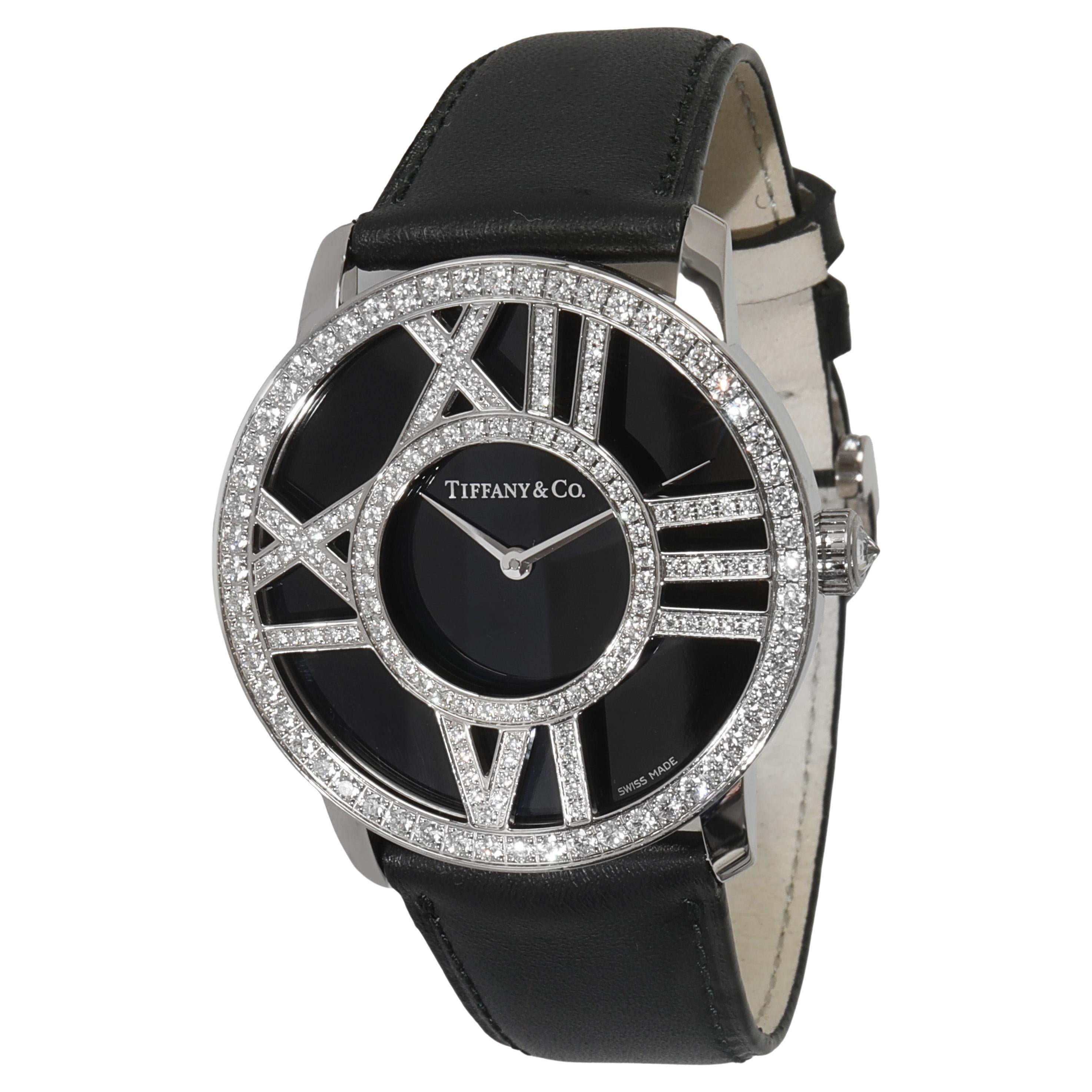 Tiffany & Co. Atlas Z1902.10.40E10A Unisex Watch in 18kt White Gold
