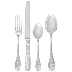 Tiffany & Co. Audubon Sterling Flatware for 8
