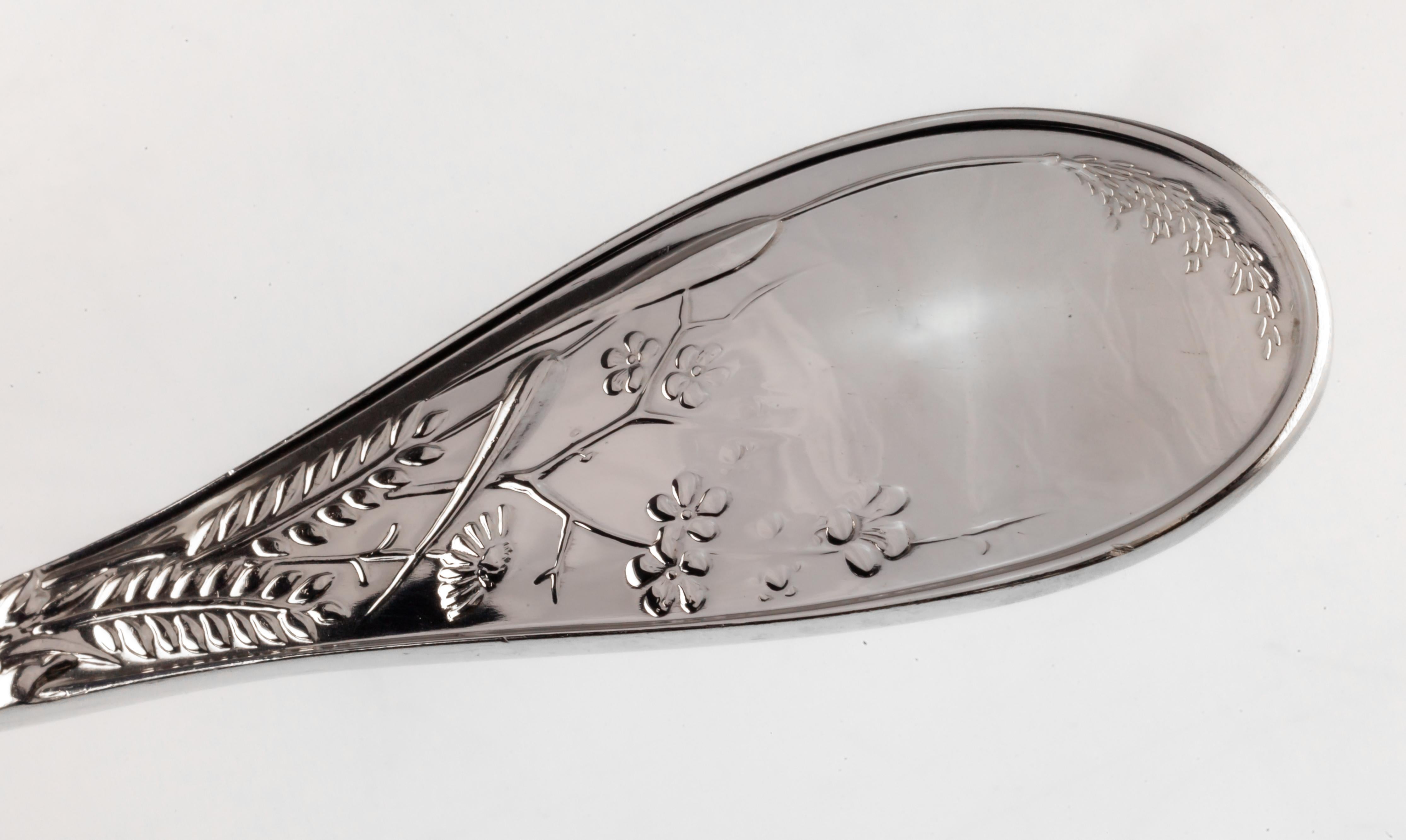 Tiffany & Co. Audubon Sterling Silver Flatware Set 32 Pieces Total Gorgeous! 3