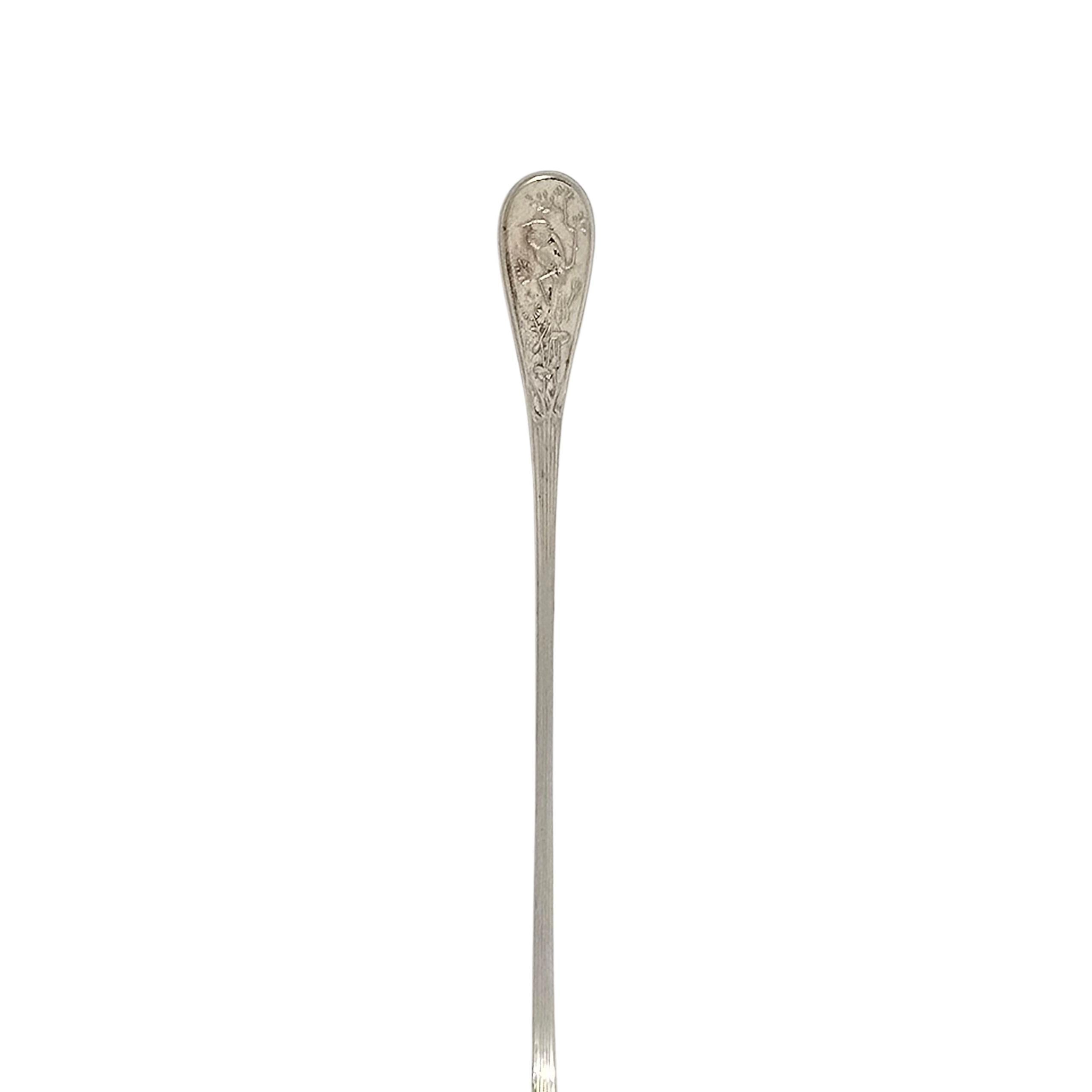 da uomo o donna Tiffany & Co. Cucchiaio da tè freddo in argento Sterling Audubon 7 3/8