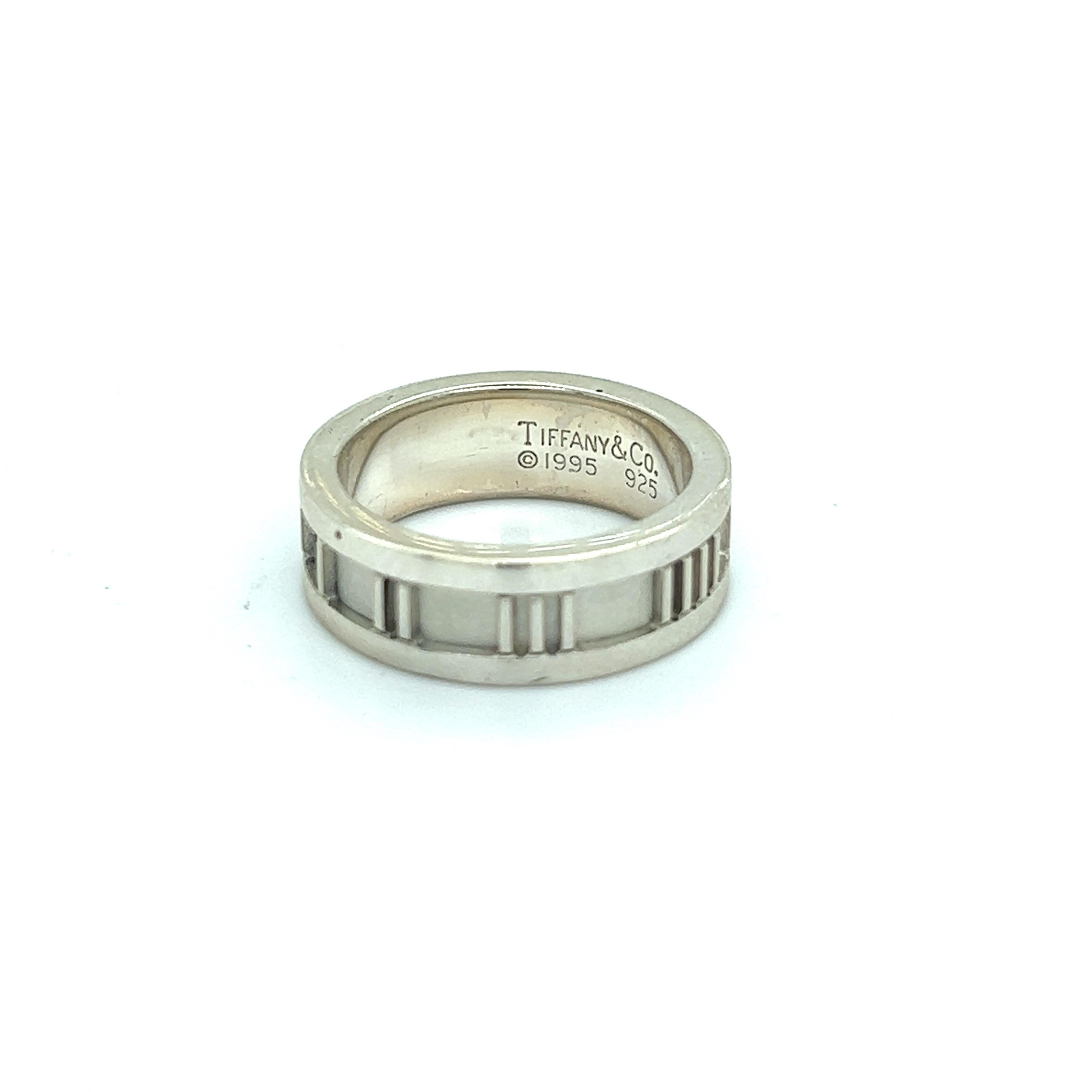 tiffany ring with roman numerals