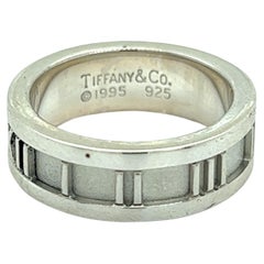 Tiffany & Co Authentic Estate Atlas Ring Silver