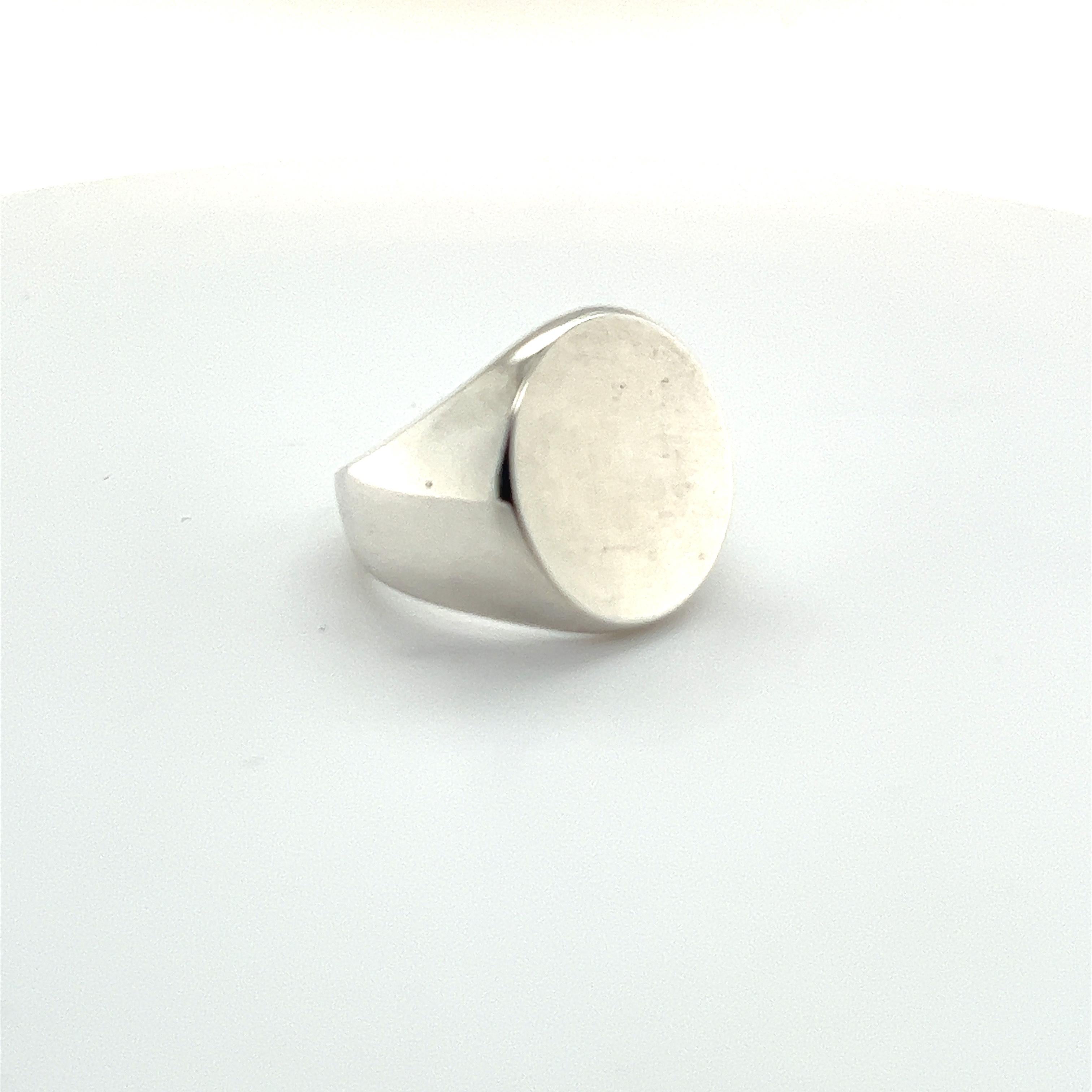 vintage signet ring mens