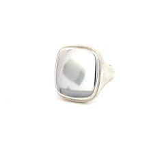 Tiffany & Co Authentic Estate Mens Signet Ring Size 3.75 Silver