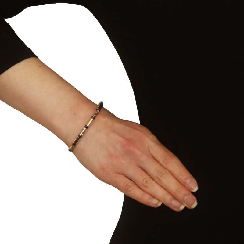 Tiffany & Co. Bracciale di perline Aztek Hematitie 7 1/2