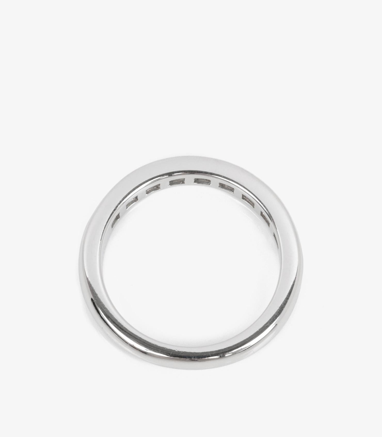 Tiffany & Co. Baguette Cut Diamond Half Eternity Ring en venta 1