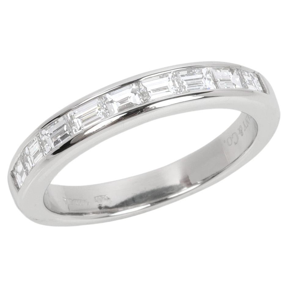 Tiffany & Co. Baguette Cut Diamond Half Eternity Ring