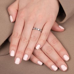 Tiffany & Co. Baguette Cut Diamond Platinum Full Eternity Ring