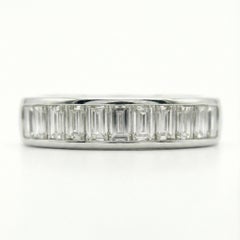 Tiffany & Co. Fascia di diamanti a baguette in platino