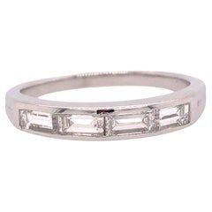 Tiffany & Co. Baguette Diamond Band in Platinum