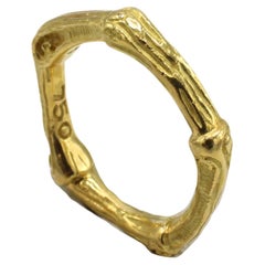 Tiffany & Co. Bamboo 18 Karat Gold Band Ring