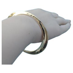 Tiffany & Co. Bangle Bracelet 18k Yellow Gold Elsa Peretti Vintage Rare