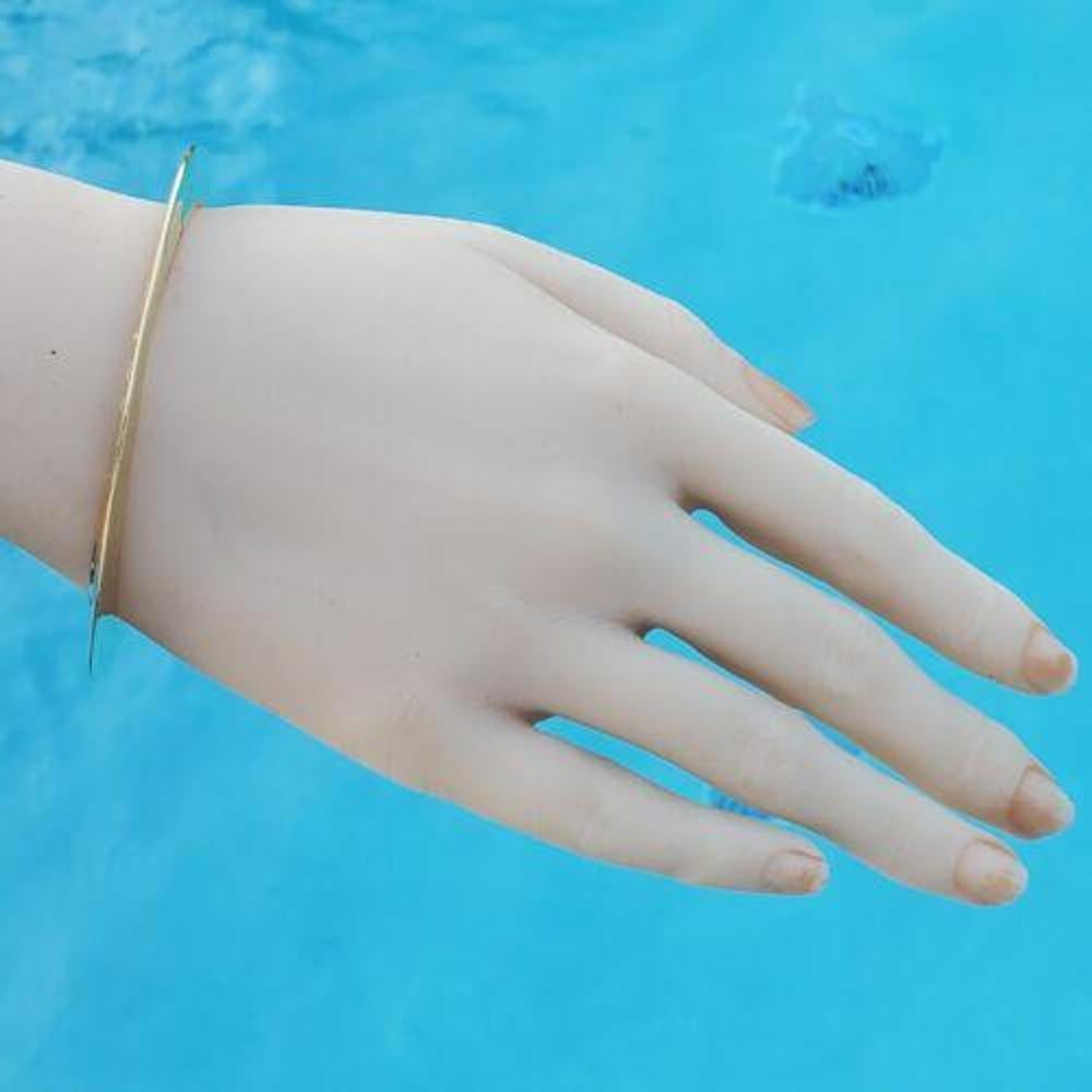 Tiffany & Co. Bangle Bracelet 18k Yellow Gold Elsa Peretti Vintage Rare In Good Condition For Sale In Northbrook, IL
