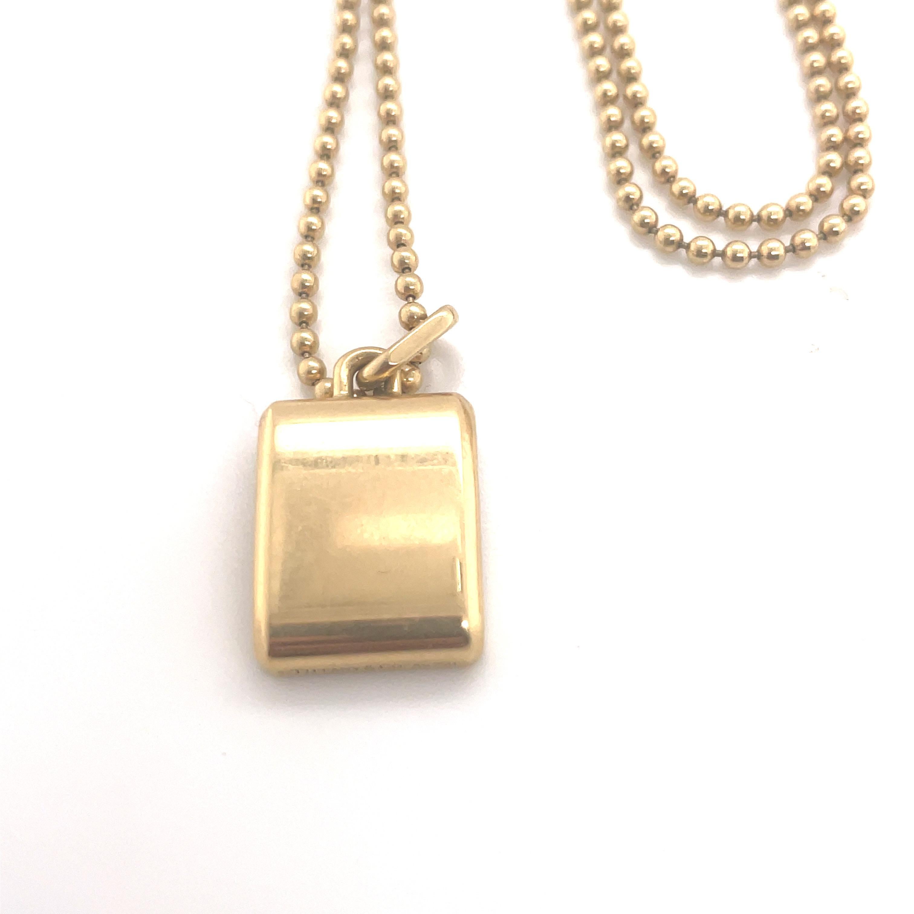 taco necklace gold