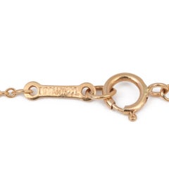 Tiffany & Co. Bean Pendant Necklace