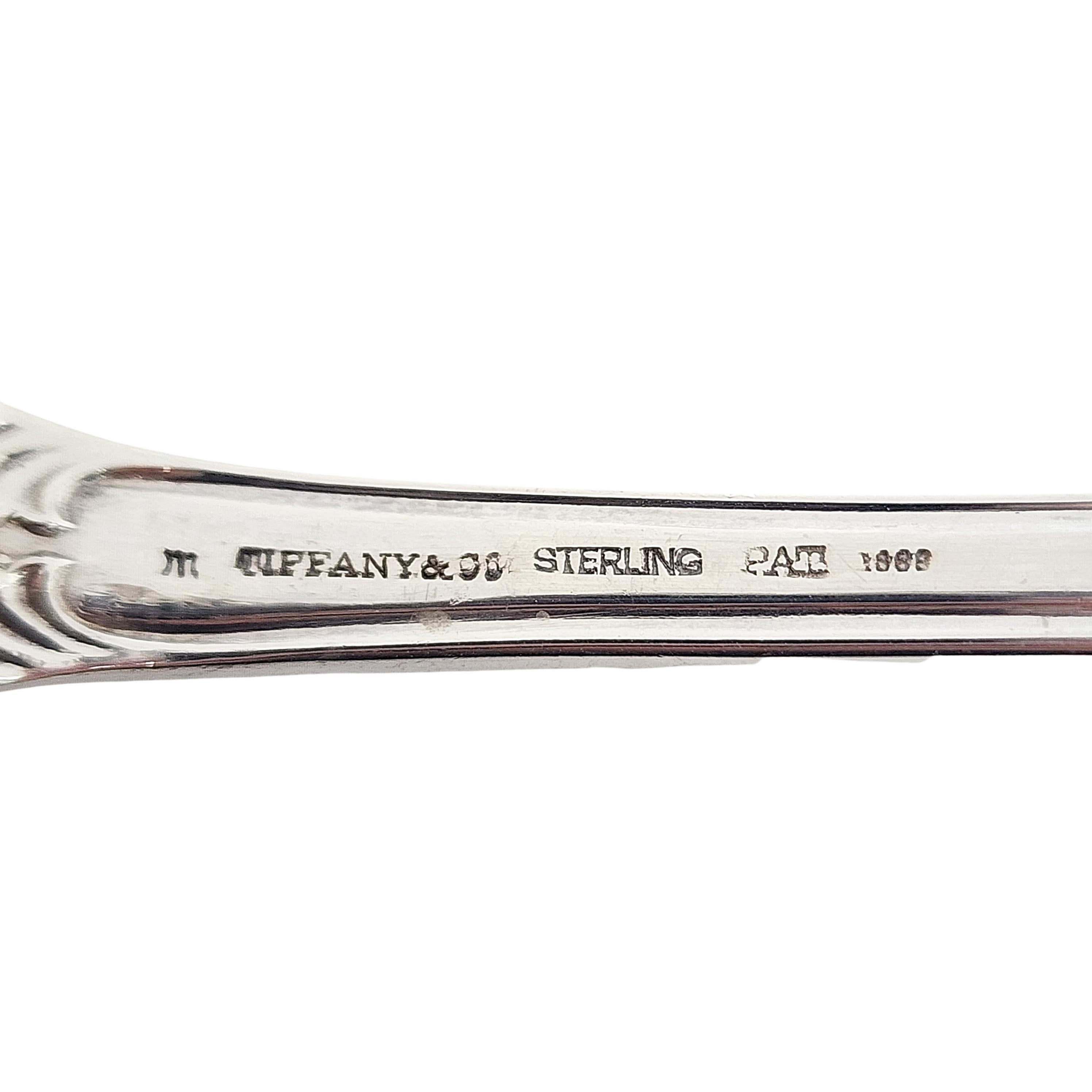 Tiffany & Co Beekman Sterling Silver GW Bowl Berry Serving Spoon w/mono #15283 For Sale 3