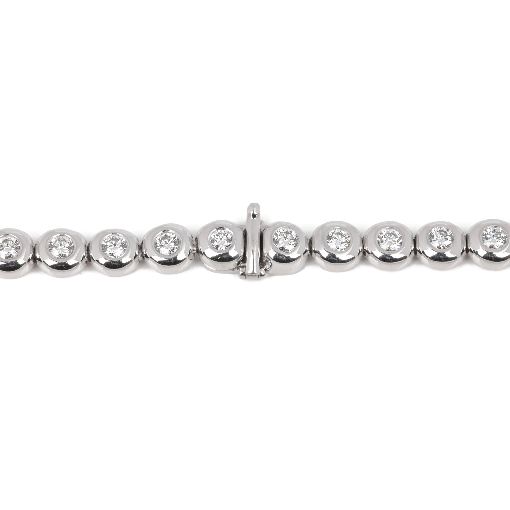 tiffany diamond tennis necklace