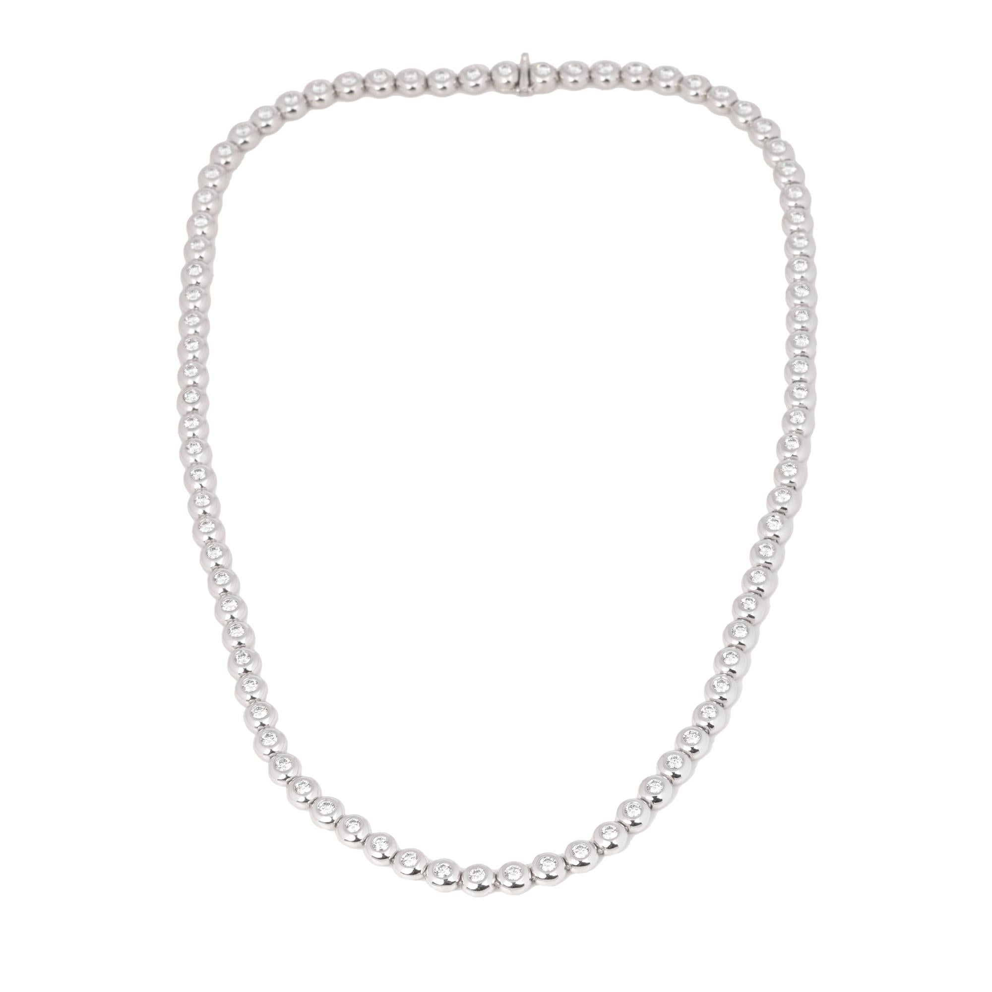 Tiffany and co store tennis necklace