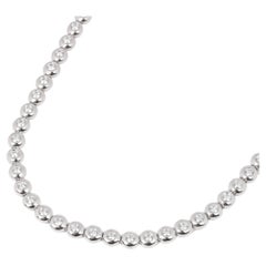 Tiffany & Co Bezel Set Diamond Tennis Necklace