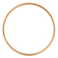 Tiffany & Co. Bezet Bangle Bracelet 18k Rose Gold and Diamonds