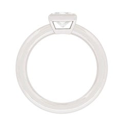 Tiffany & Co. Bezet Diamond Solitaire Engagement Ring