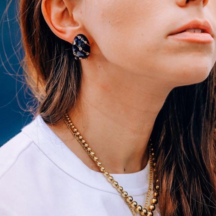 black diamond earrings tiffany
