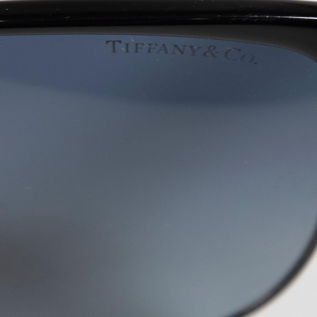 Tiffany & Co Black Gradient Cat Eye Sunglasses For Sale 1