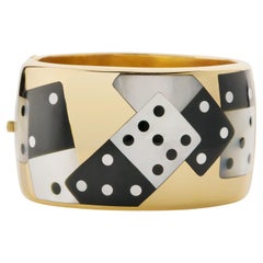 Tiffany & Co. Black Jade and Mother-of-Pearl Dominoes Bracelet
