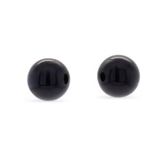 Tiffany & Co. Pendientes bola de ónice negro en plata de ley 10 mm 3,51 g