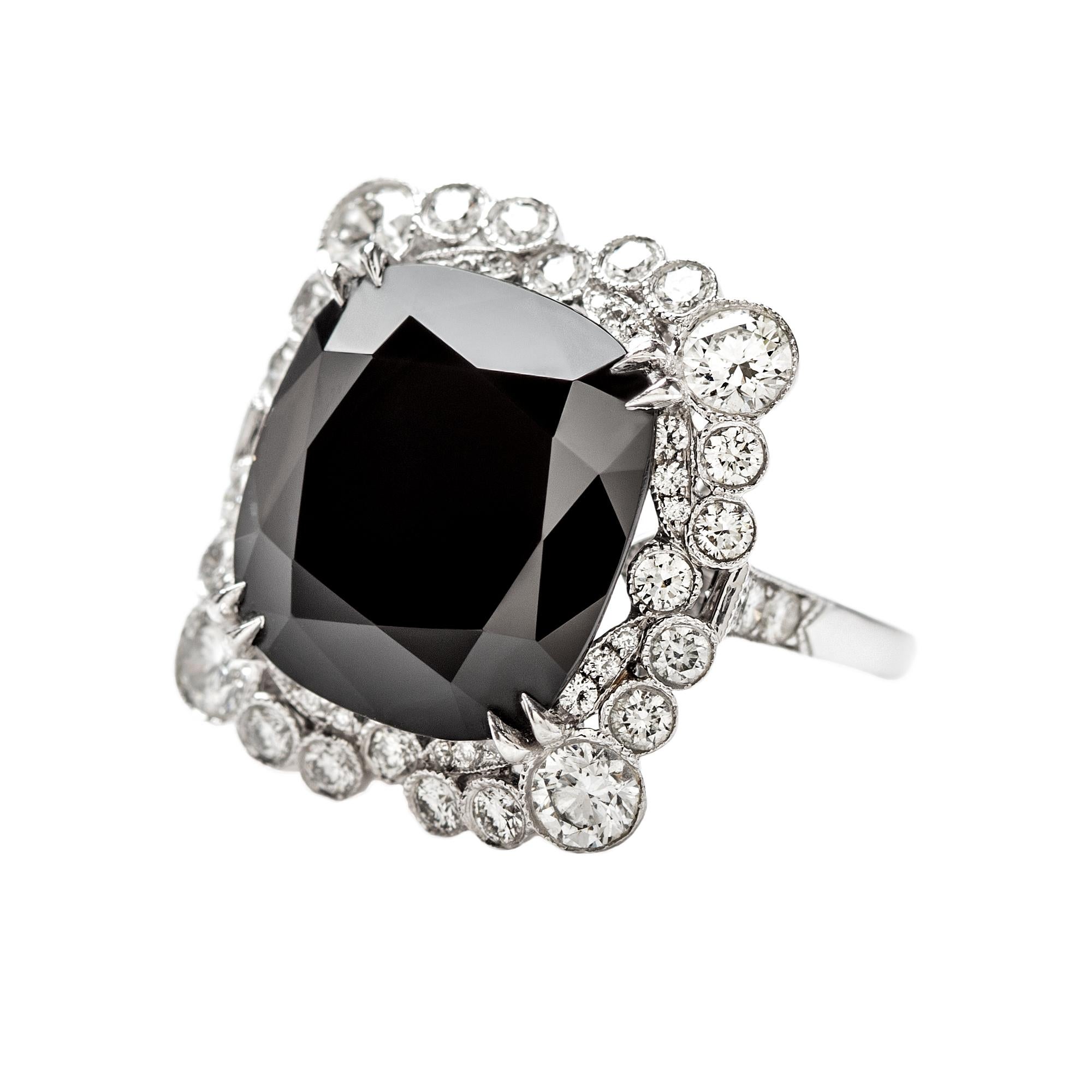 black diamond ring tiffany