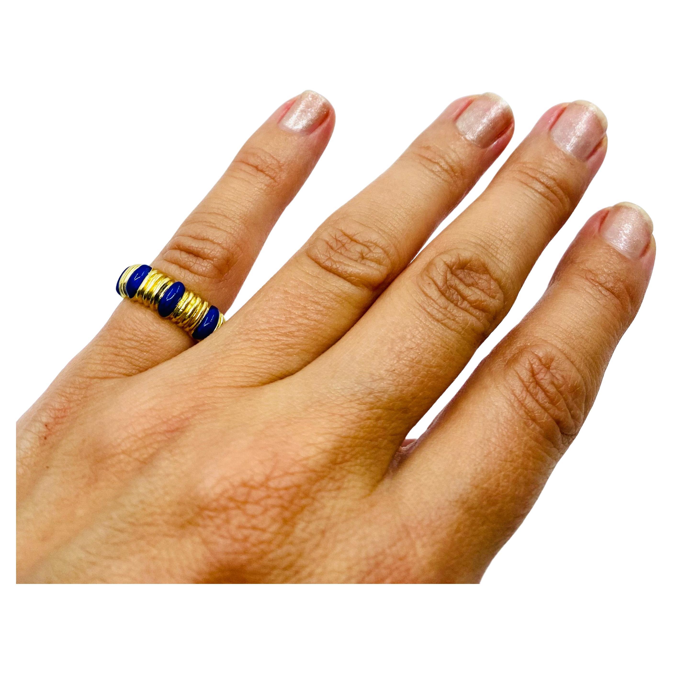 tiffany enamel ring