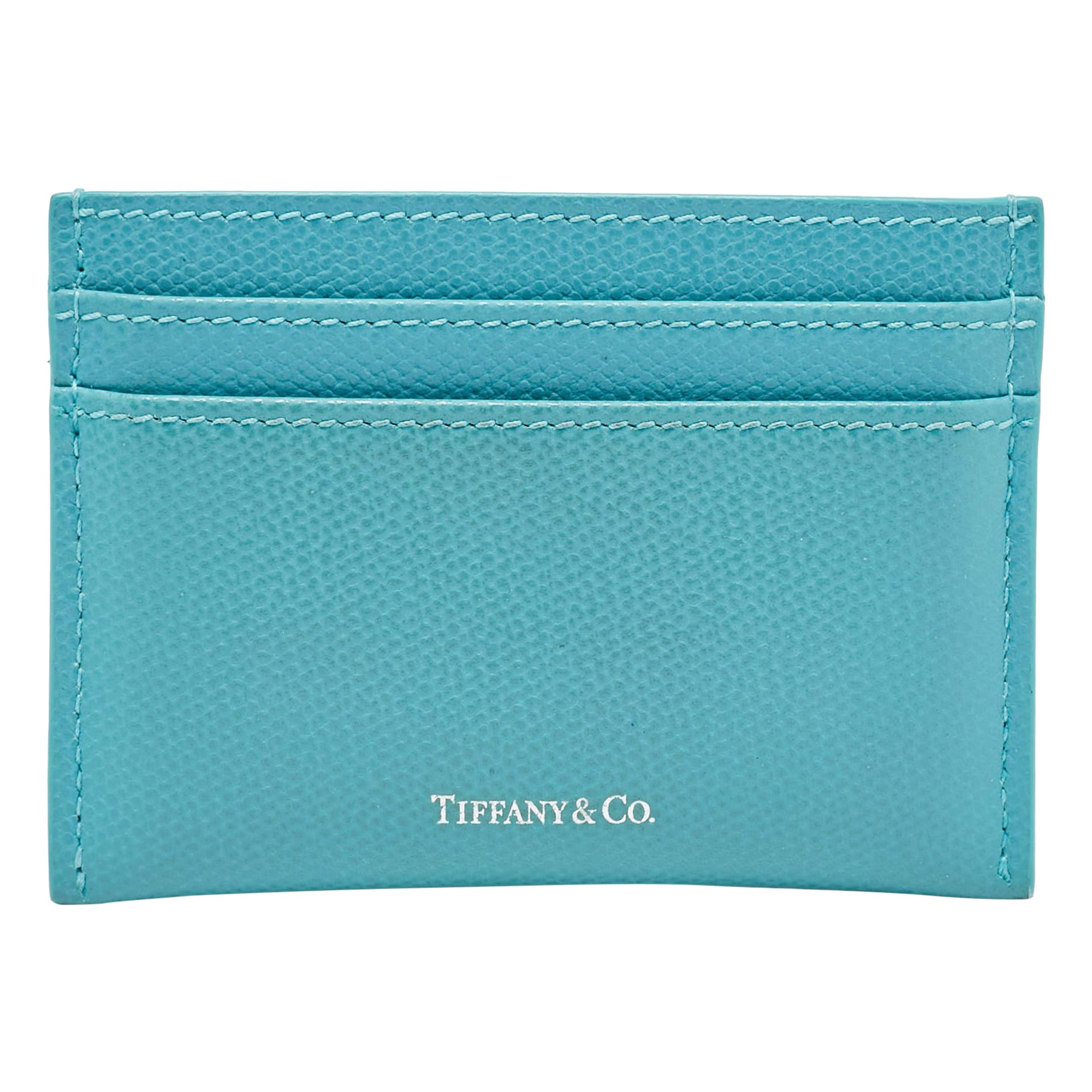 Tiffany 
Co. Blue Leather Card Holder