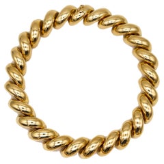 Tiffany & Co. Collier audacieux à maillons en or jaune 14 carats de San Marcos