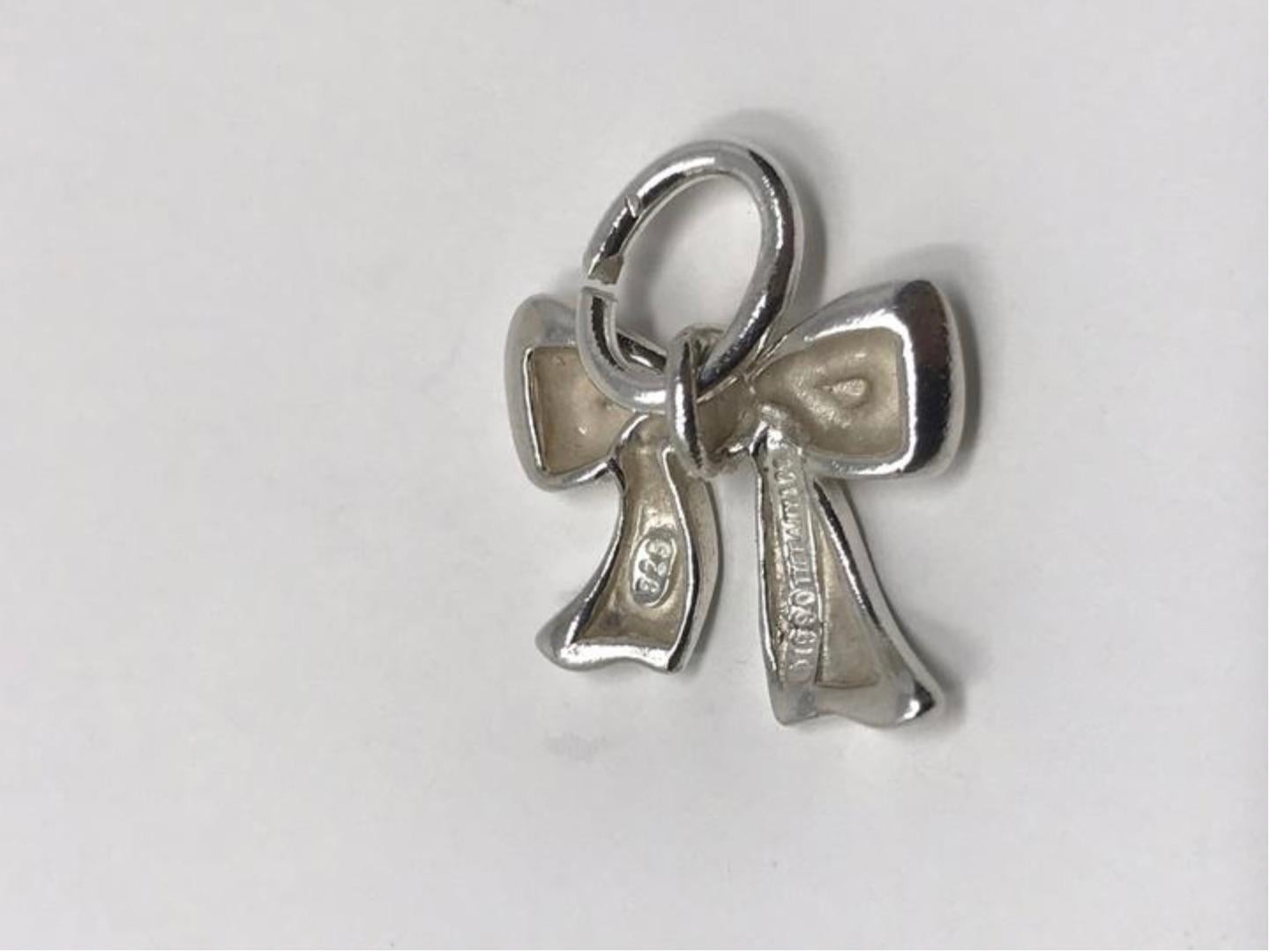 Tiffany & Co. Bow Charm or Pendent For Sale 2