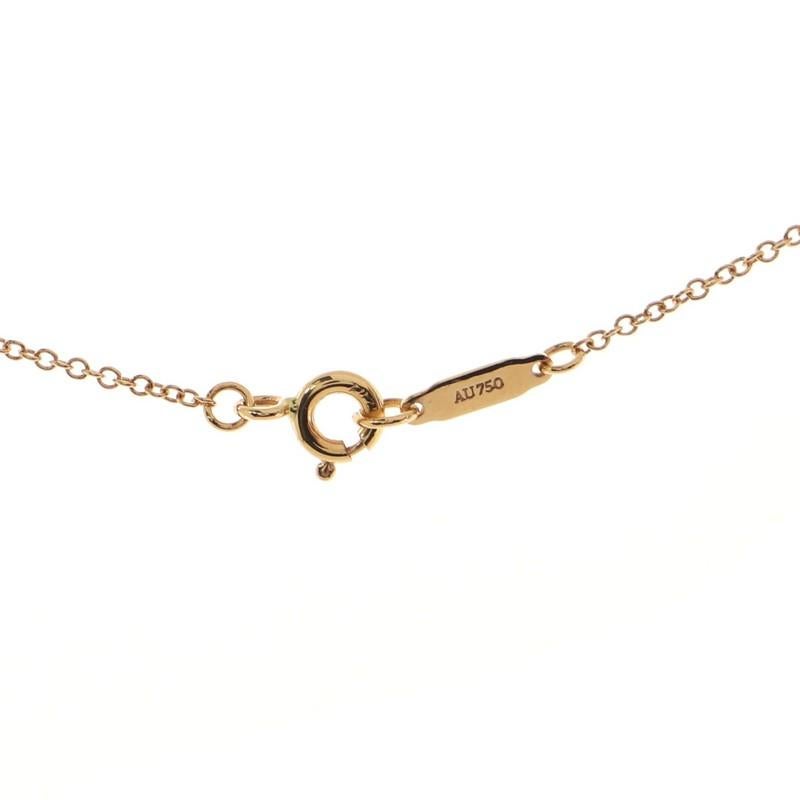 tiffany bow necklace gold