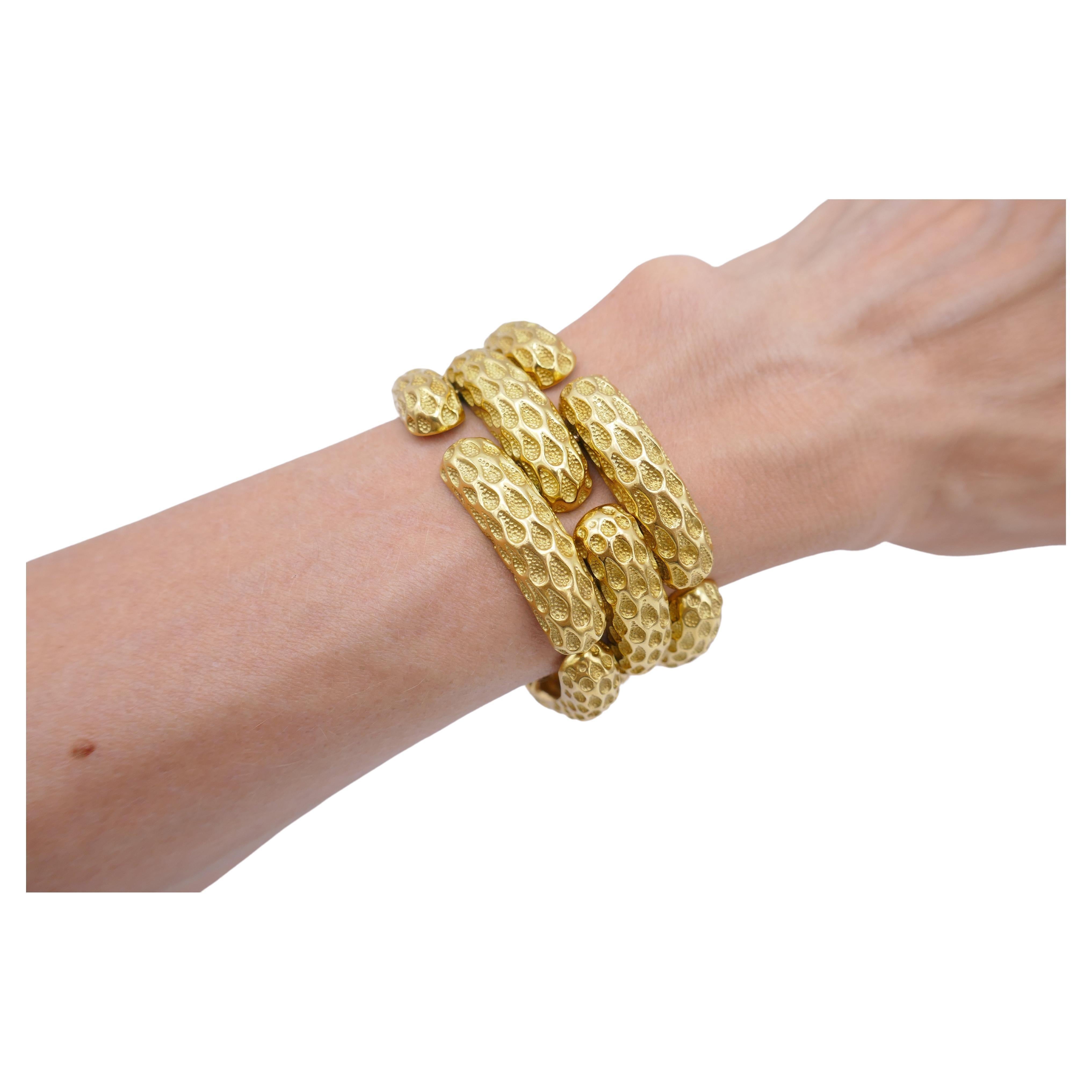 Tiffany & Co. Bracelet 18k Gold, Snake Bracelet 4