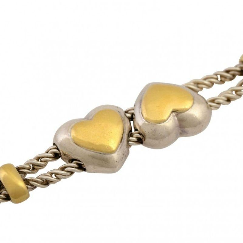 Tiffany & Co. Armband, 2-reihig, in der Mitte (Moderne) im Angebot