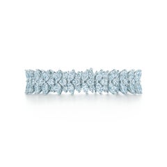 Tiffany & Co. Bracelet Marquise Diamond Cluster Bracelet in Platinum
