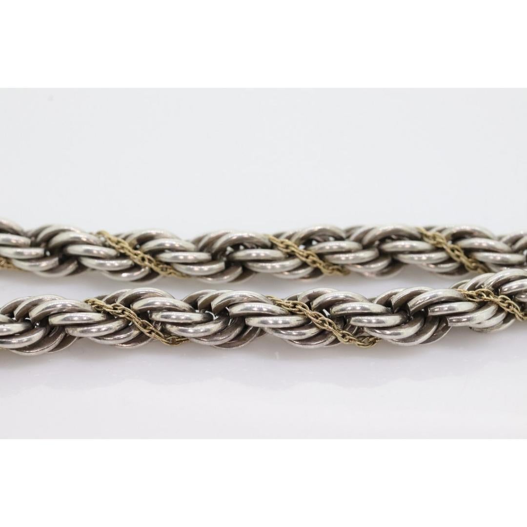 Tiffany & Co. Bracelet. Rope Love Knot Sterling Silver and 18k Yellow Gold 2