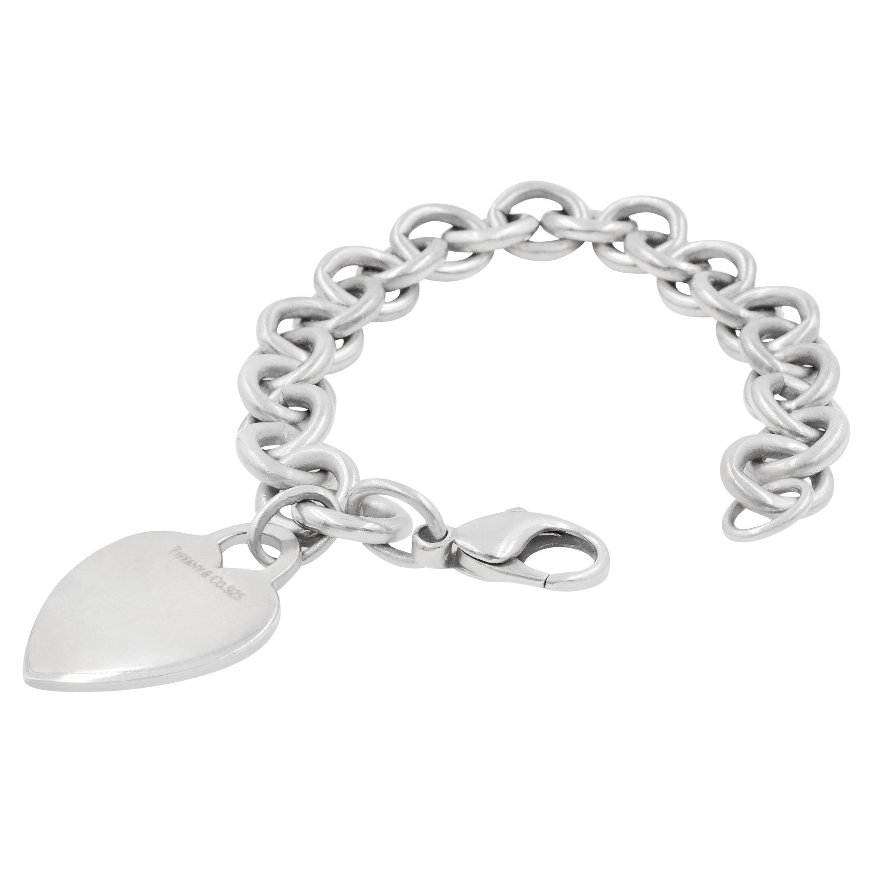 Tiffany & Co. Bracelet Silver Heart Charm
