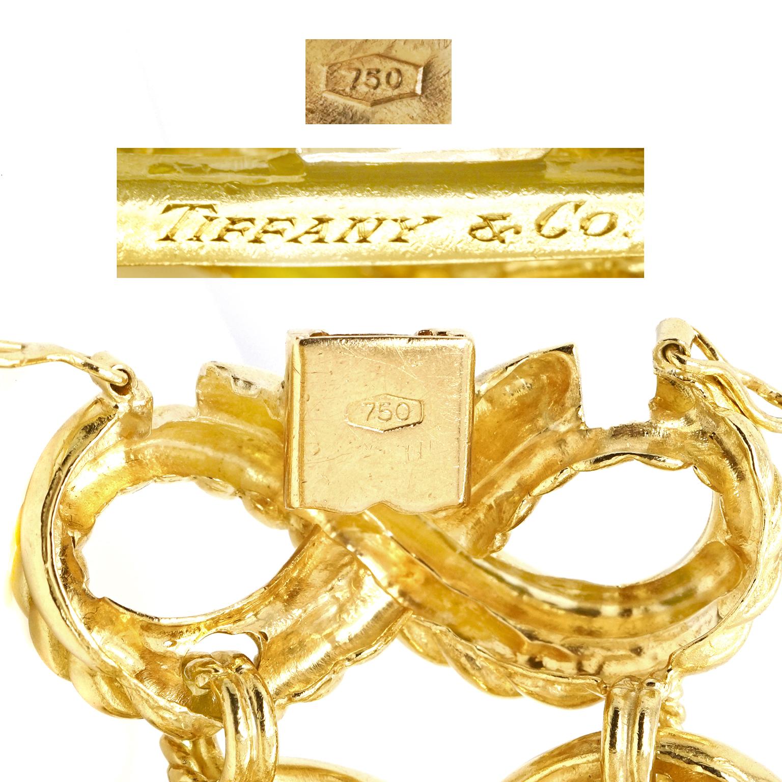 Women's or Men's Tiffany & Co. Heavy Seventies Gold Bracelet
