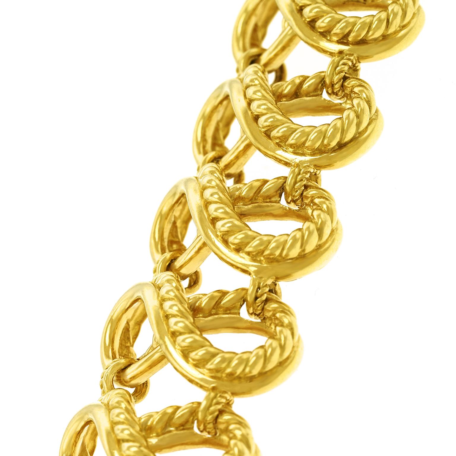 Tiffany & Co. Heavy Seventies Gold Bracelet 3
