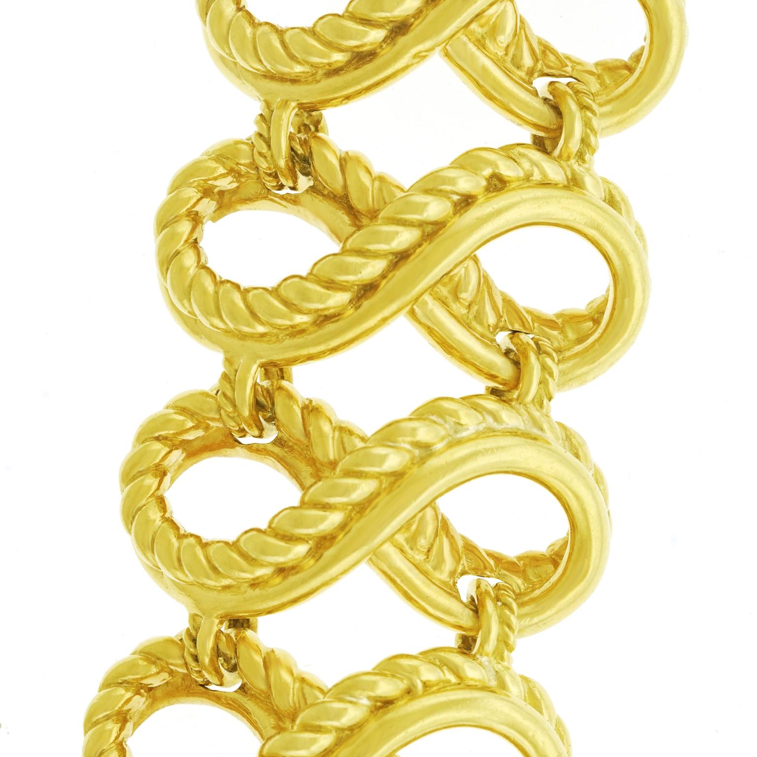 Tiffany & Co. Heavy Seventies Gold Bracelet 4