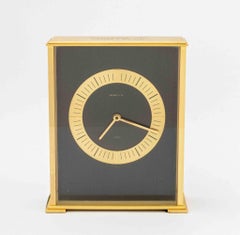 Tiffany & Co. Brass Mantel Clock