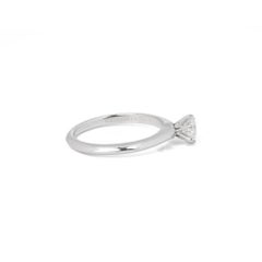 Tiffany & Co. Brilliant Cut 0.35ct Diamond Platinum Tiffany Setting Ring