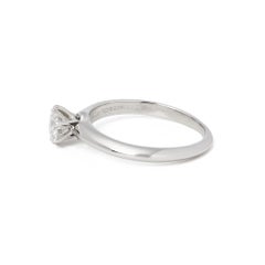 Tiffany & Co Brilliant Cut 0.58ct Diamond Solitaire Ring