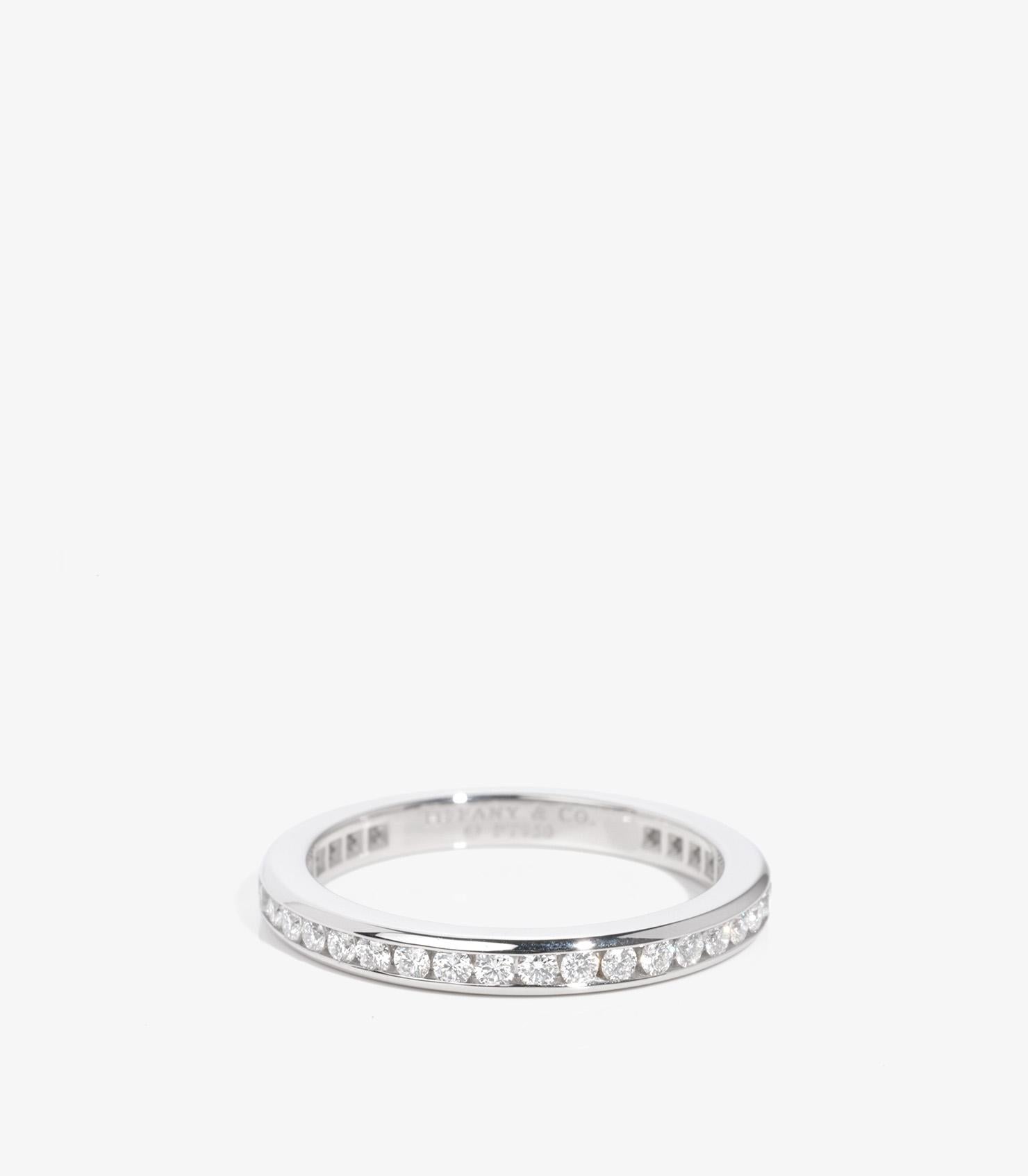 Tiffany & Co. Brillantschliff Diamant Platin Ring für die Ewigkeit

Marke - Tiffany & Co.
Modell- Voller Ewigkeitsring
Produkttyp- Ring
Begleitet von - Tiffany & Co. Box
MATERIAL(e)- Platin
Edelstein-Diamant
UK Ringgröße- I 3/4
EU-Ringgröße -