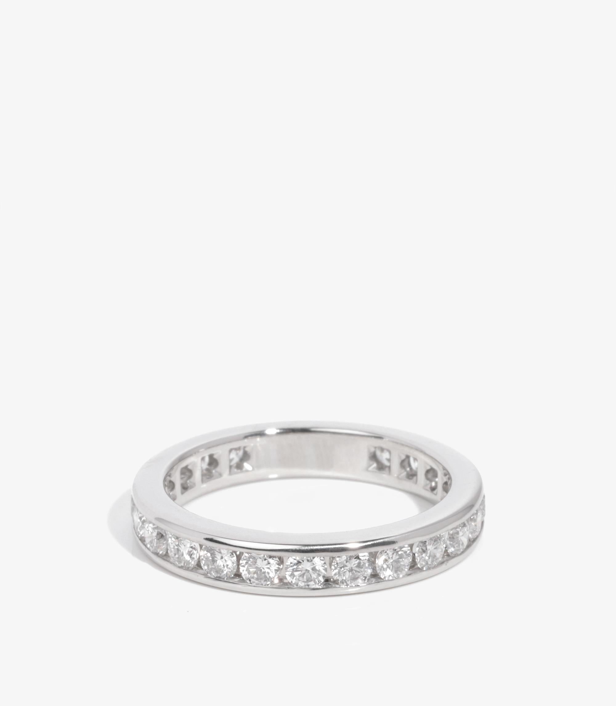 Tiffany & Co. Brilliant Cut Diamond Platinum Full Eternity Ring

Brand- Tiffany & Co.
Model- Full Eternity Ring
Product Type- Ring
Material(s)- Platinum
Gemstone- Diamond
UK Ring Size- I
EU Ring Size- 48
US Ring Size- 4 1/4
Resizing Possible-